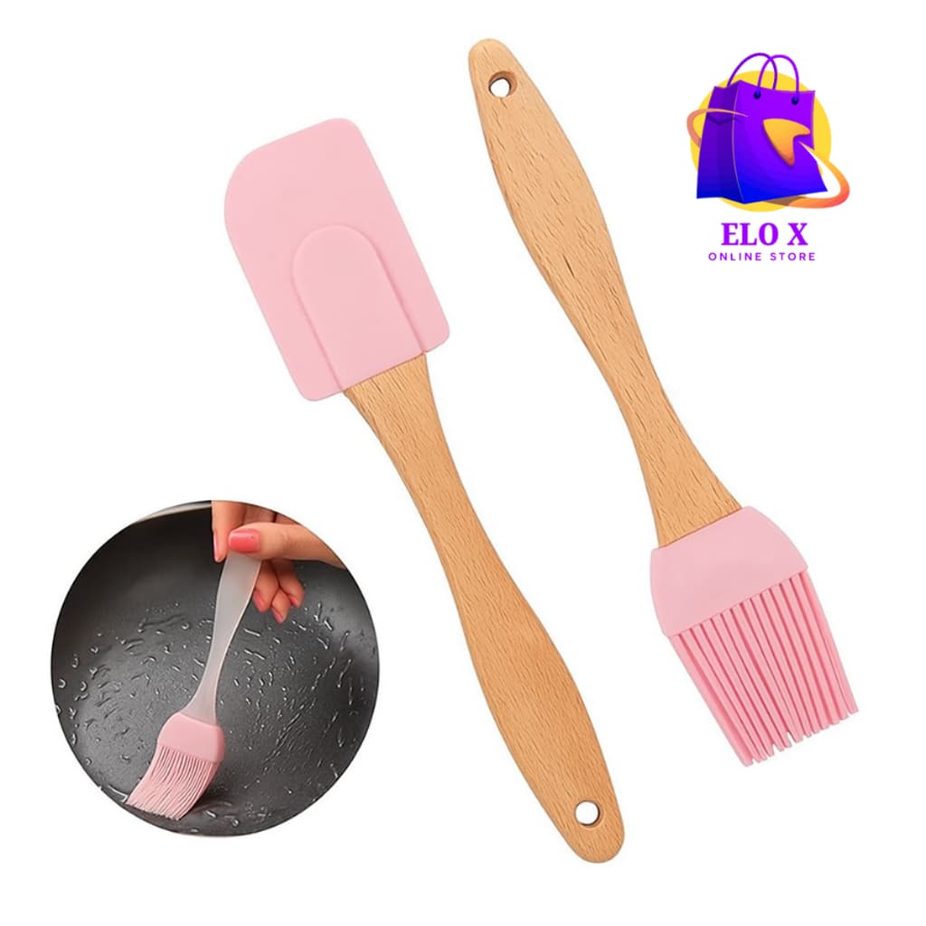 Espátula e Pincel de Silicone Kit Culinário Utensílios de Cozinha Para Confeitaria