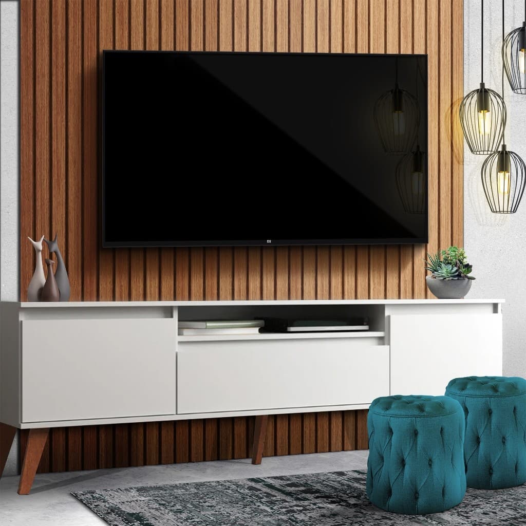 kit Placas Painel Ripado 100%MDF acabamento laminado - Ambientes Sofisticados e modernos 6mm