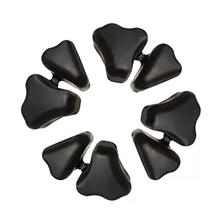 Borracha Coxim Coroa Cg 150 Fan 150 Titan 160 Jogo Com 4 Peças