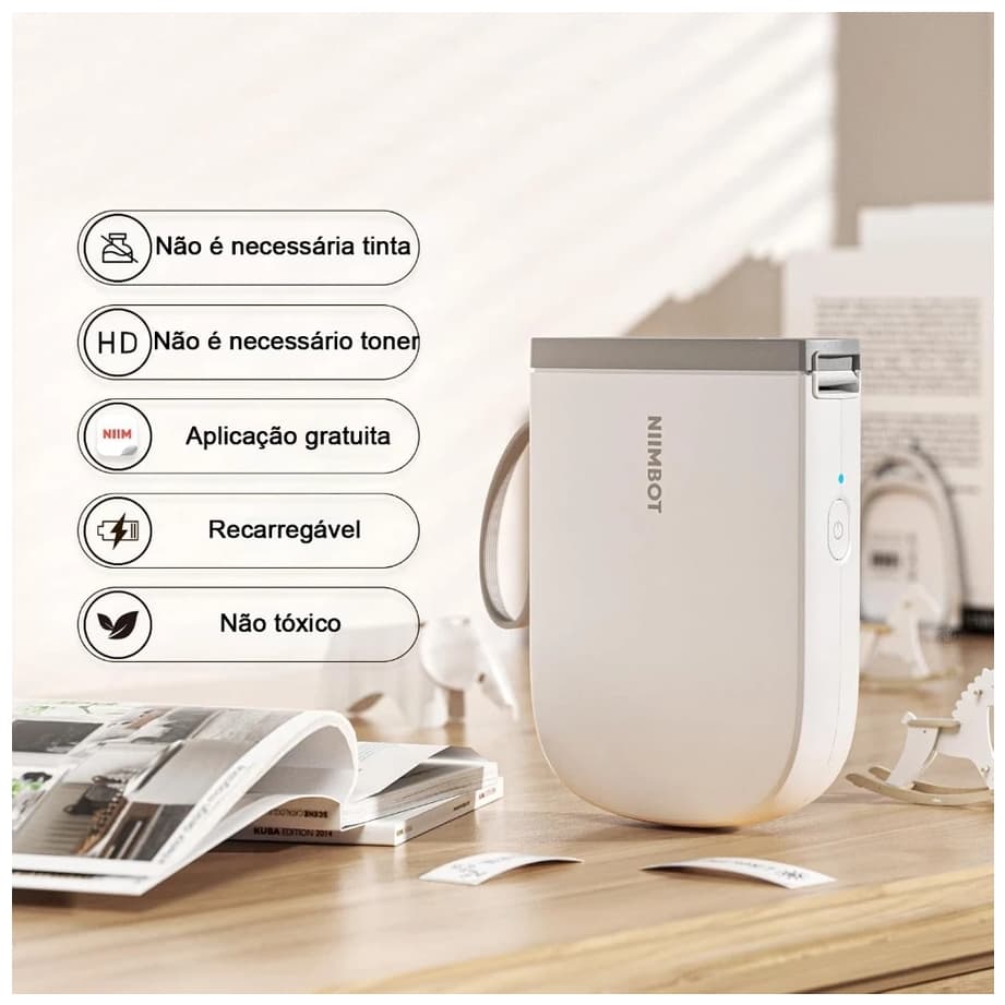 Impressora De Etiqueta Portátil Niimbot D11-h
