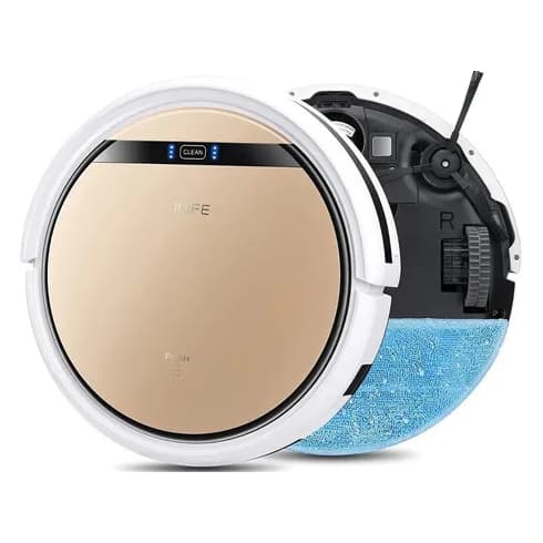 Robô Aspirador De Pó Ilife V5s Pro Aspira E Passa Pano Promo Cor Branco/dourado Voltagem 110/240v