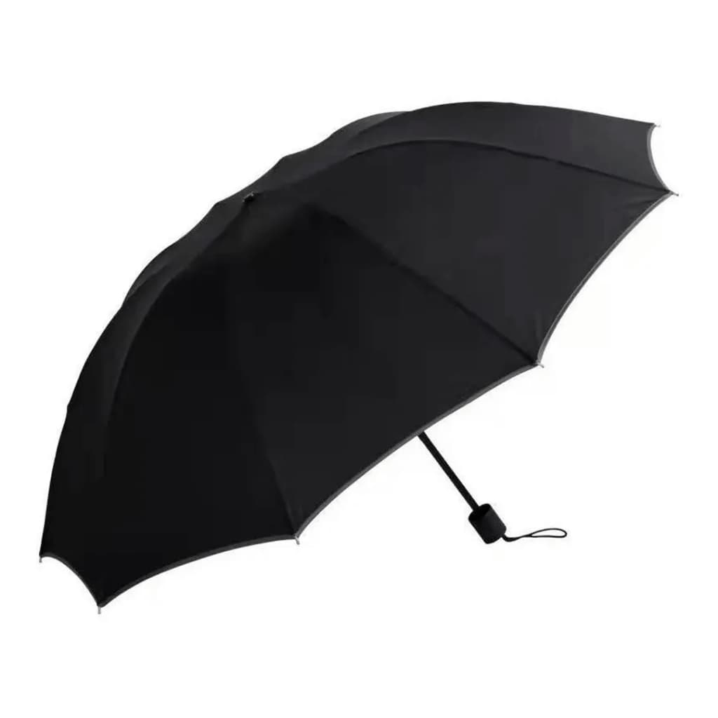 Guarda Chuva Grande Reforçado Manual Cor Preta Unissex 10 Varetas