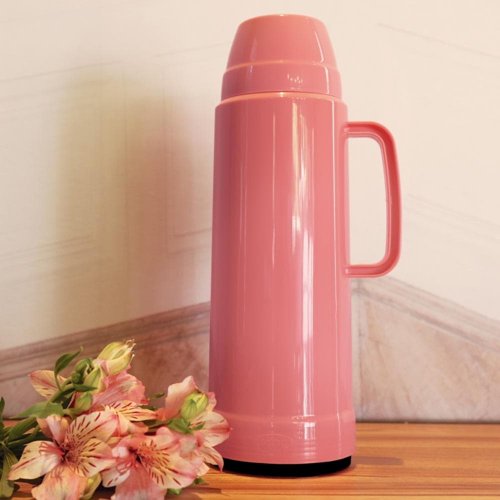 Garrafa Térmica Use Pêssego 1 Litro - MOR Água - Café - Chá - Cozinha