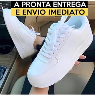 tenis Casual Branco Plataforma Premiun Original Canedan Feminino academia Barato Promoção!