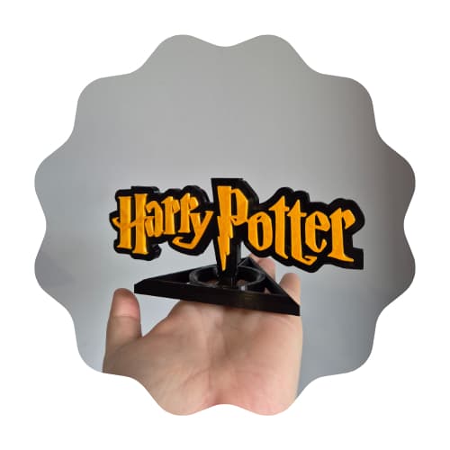 Placa De Mesa Decorativa Geek Harry Potter