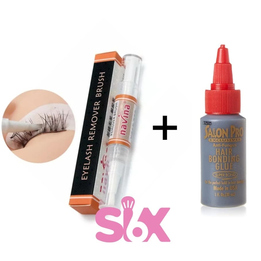 Caneta Navina Gel Removedor + Cola 30ml Salon Pro Profissional Extensão De Cílios