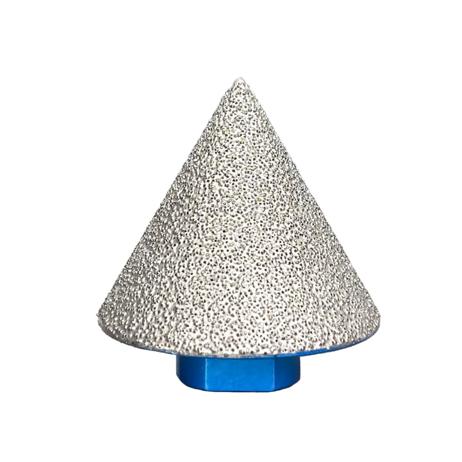 BROCA DIAMANTADA M14 38MM – PARA PORCELANATO, VIDRO E PEDRAS NATURAIS | AZUL PREMIUM