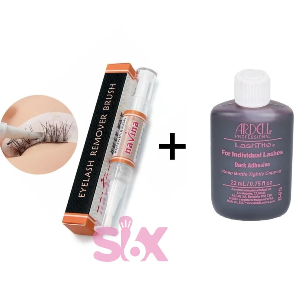 Caneta Navina Gel Removedor + Cola ARDELL 22ml Para Extensão de Cílios