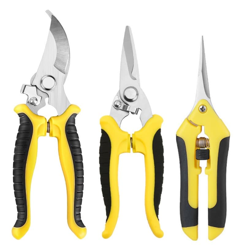 KIT 3pcs Tesouras De Poda De Jardim Ferramentas De Jardinagem