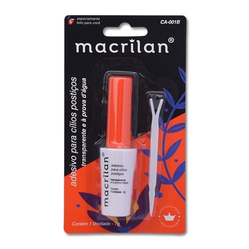 Cola Para Cílios Postiços Transparente - Macrilan - CA-001B