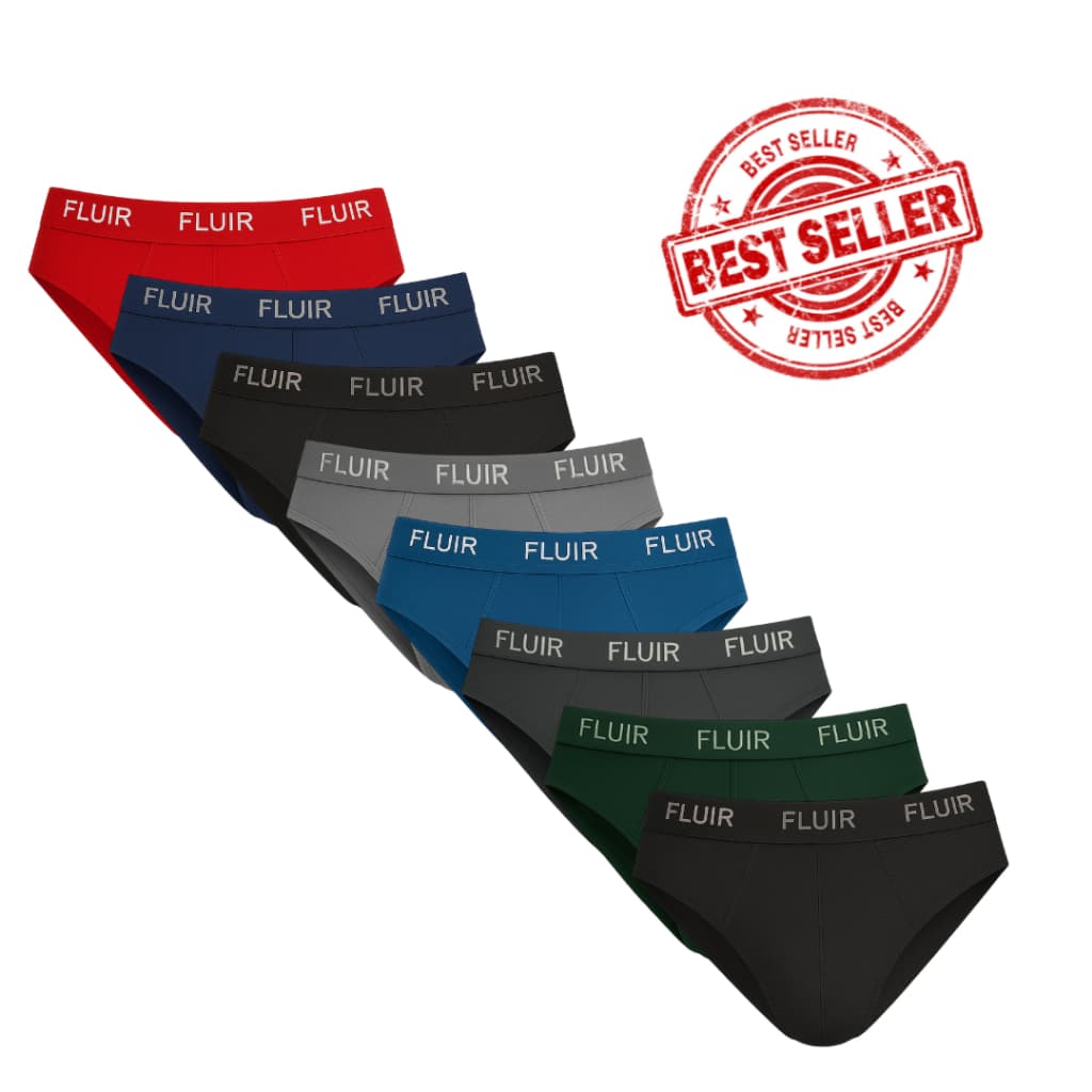 Kit 8 Cuecas Slip Tradicional Adulto Masculino Microfibra