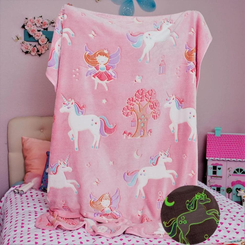 Cobertor Infantil Mantas Brilha No Escuro  infantil solteiro,1,50x2,00 Mt