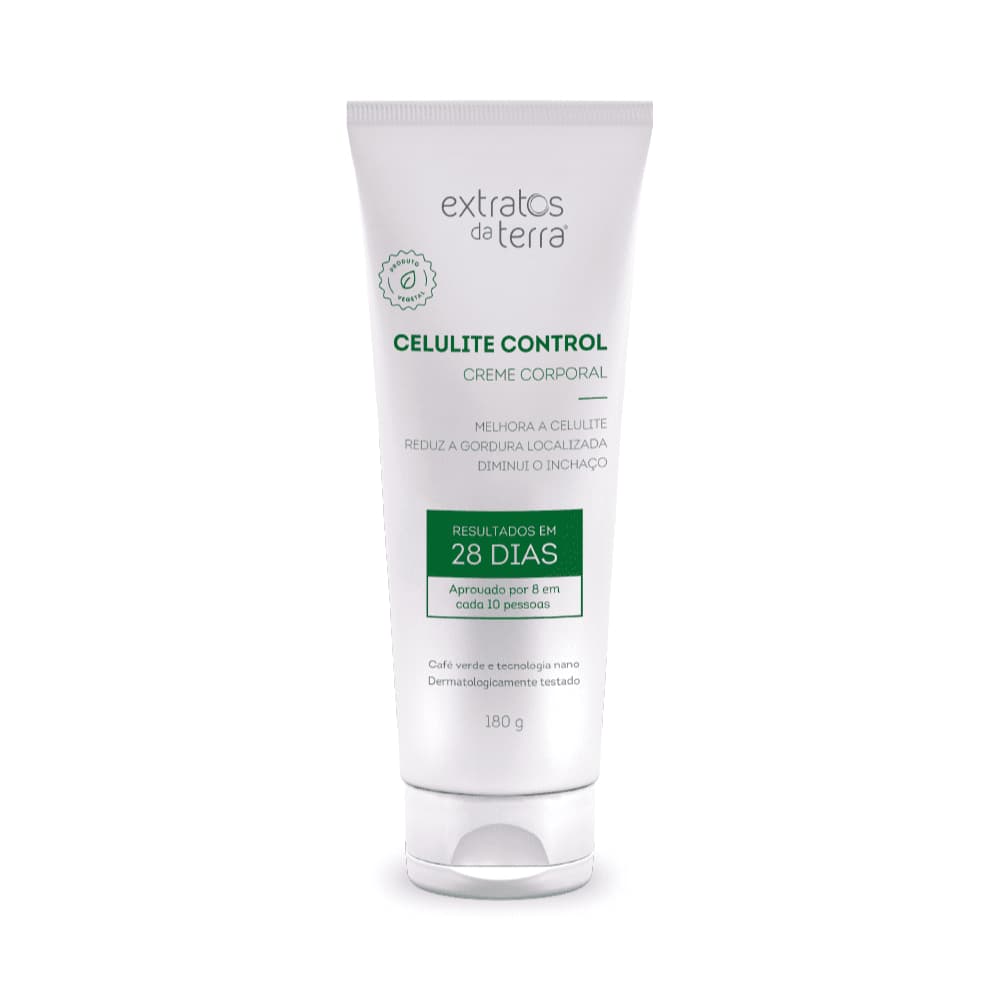 Creme Celulite Control Redutor Gordura Localizada Extratos da Terra 180g