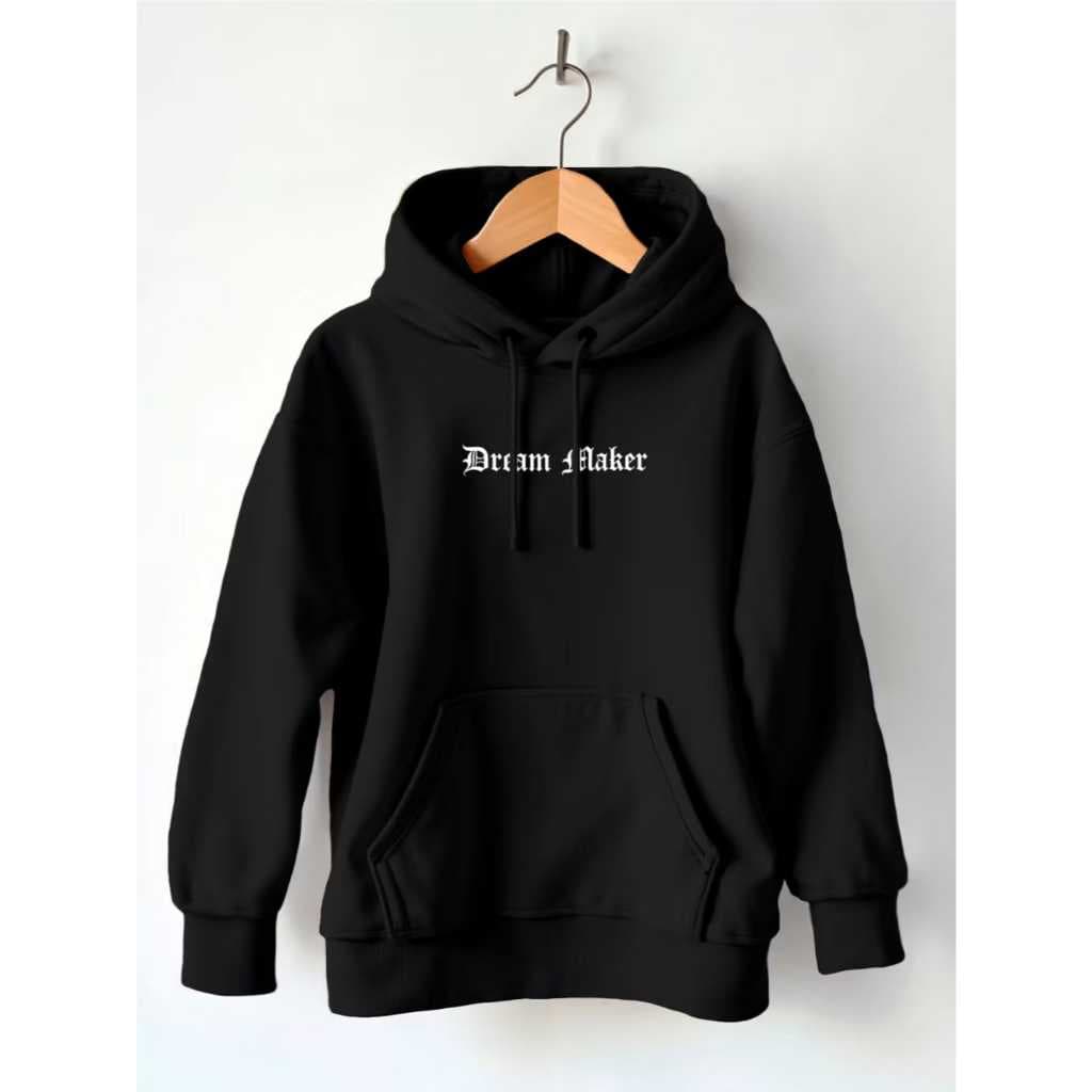 Moletom Canguru Estampado Adulto e Inf Overized Estampado Dream Maker Moda Hip Hop Grafite