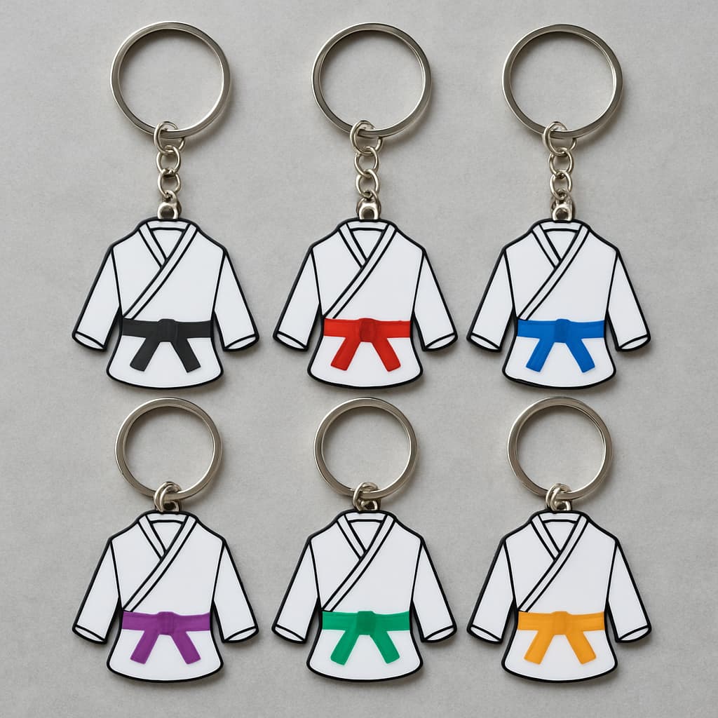 chaveiro faixas kimono (consulte as cores antes da compra)