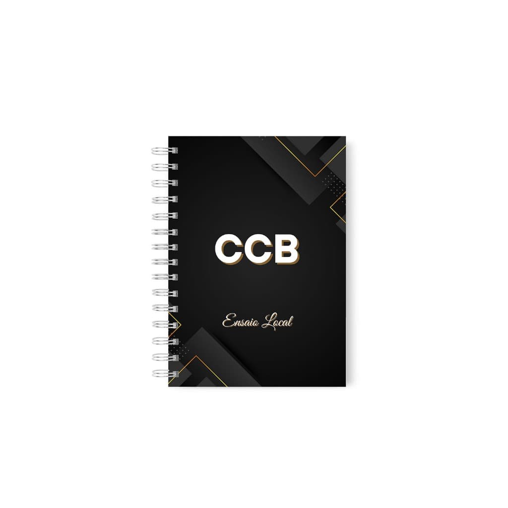 Caderno Encarregado CCB Controle de Ensaios Técnicos Regionais Ministério Capa dura A5