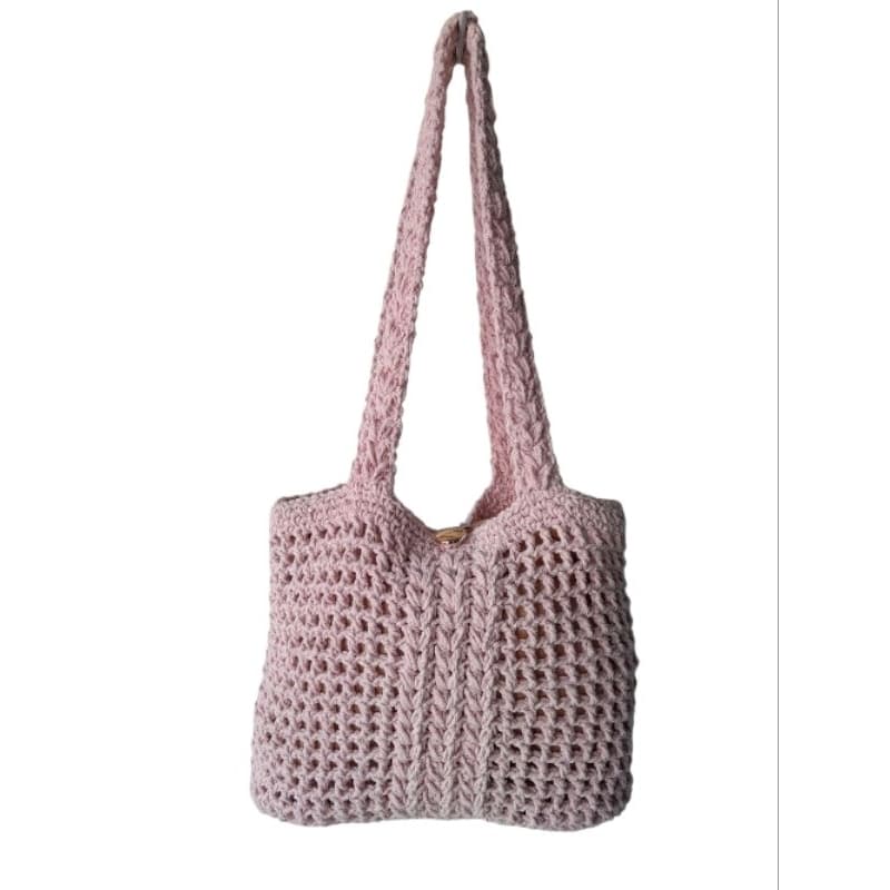 bolsa de crochê ecobag barbante