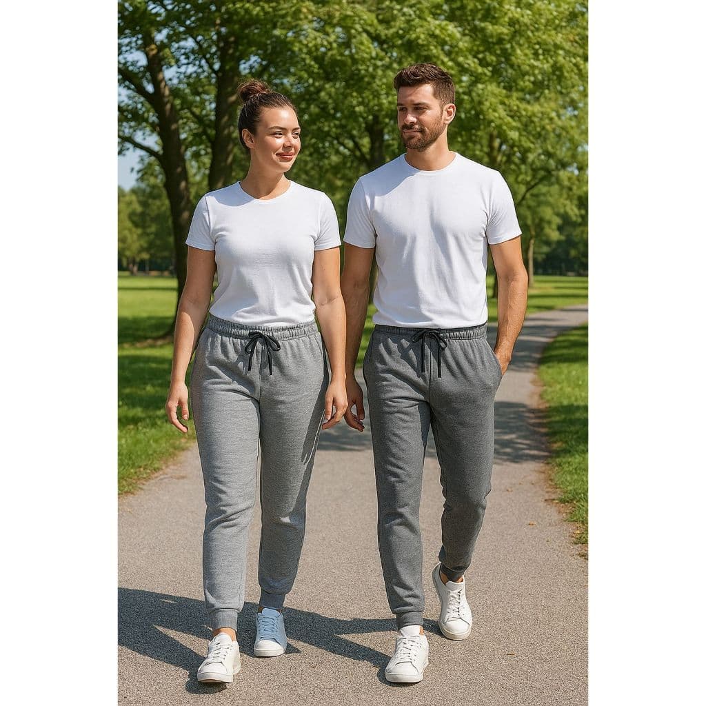 Kit 2 Calças De Moletom Pelúciada Unissex Adulto Jogger Muito Confortável Caminhada Academia