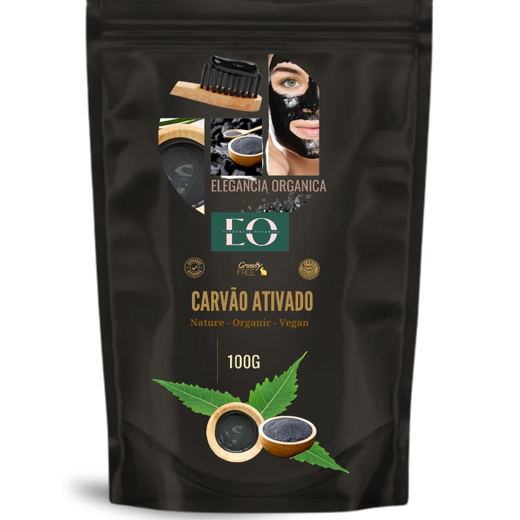 Carvão Ativado Em Pó 100% Puro Clareador Multfunções - 350gr