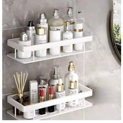 Suporte Porta Shampoo Sabonete Banheiro Adesivo Parede plastico