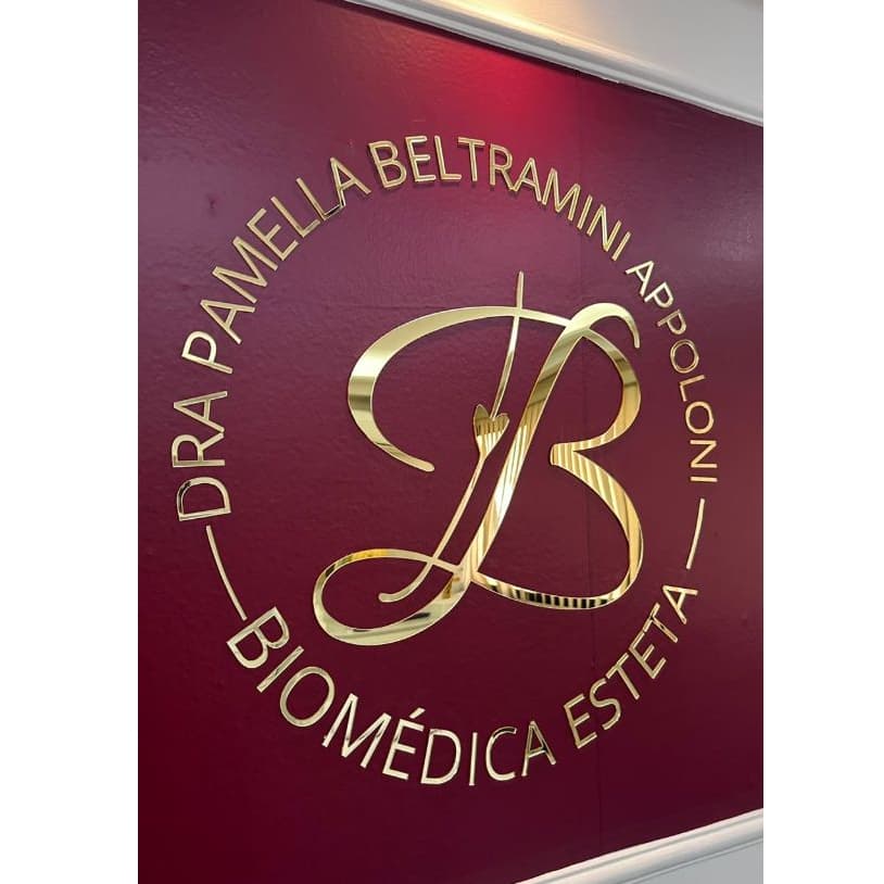 Logo em Acrílico Espelhado Personalizado logotipo
