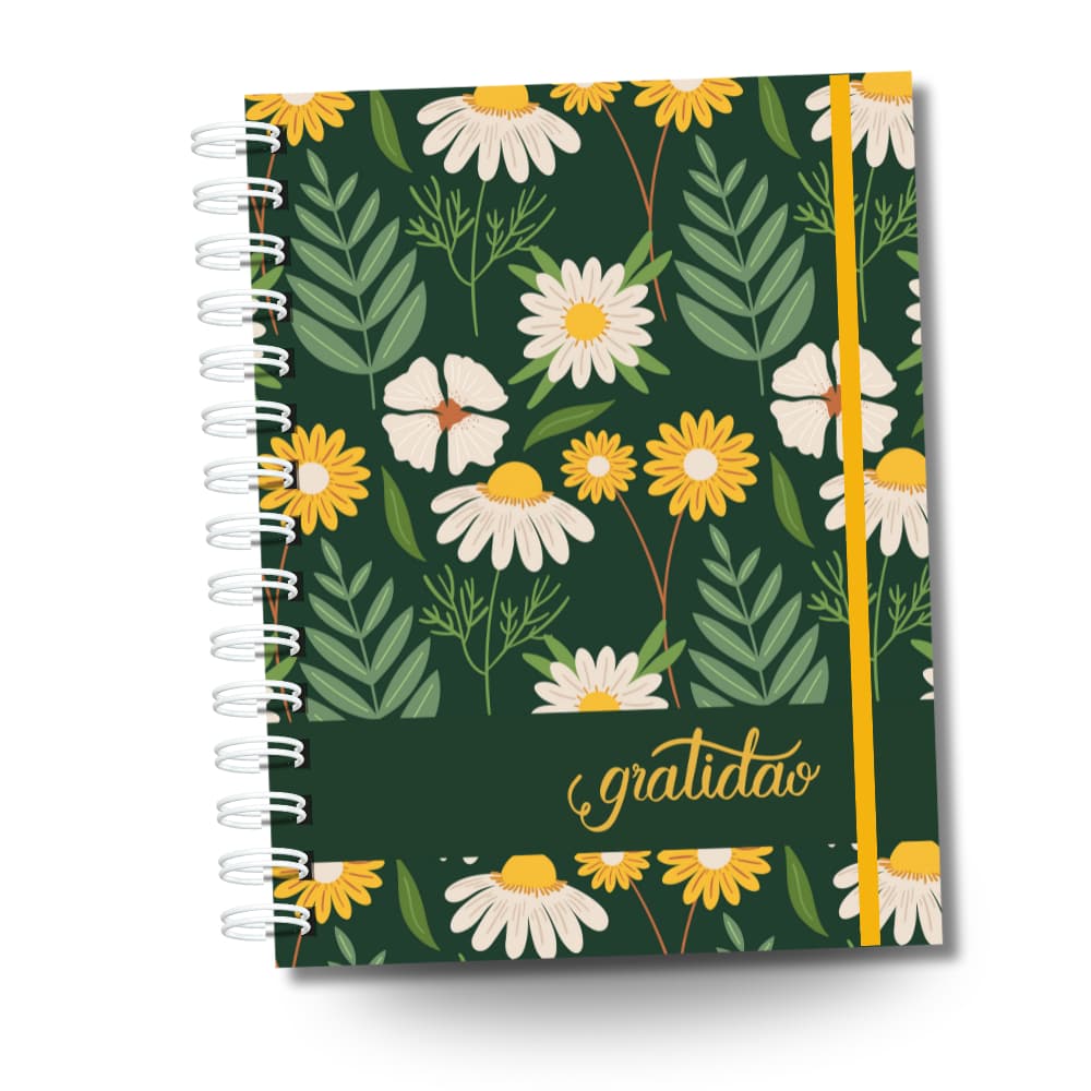 Caderno da Gratidão Momentos com Deus Bem-Estar Mental e Físico Agradecer Espiritual Presentes