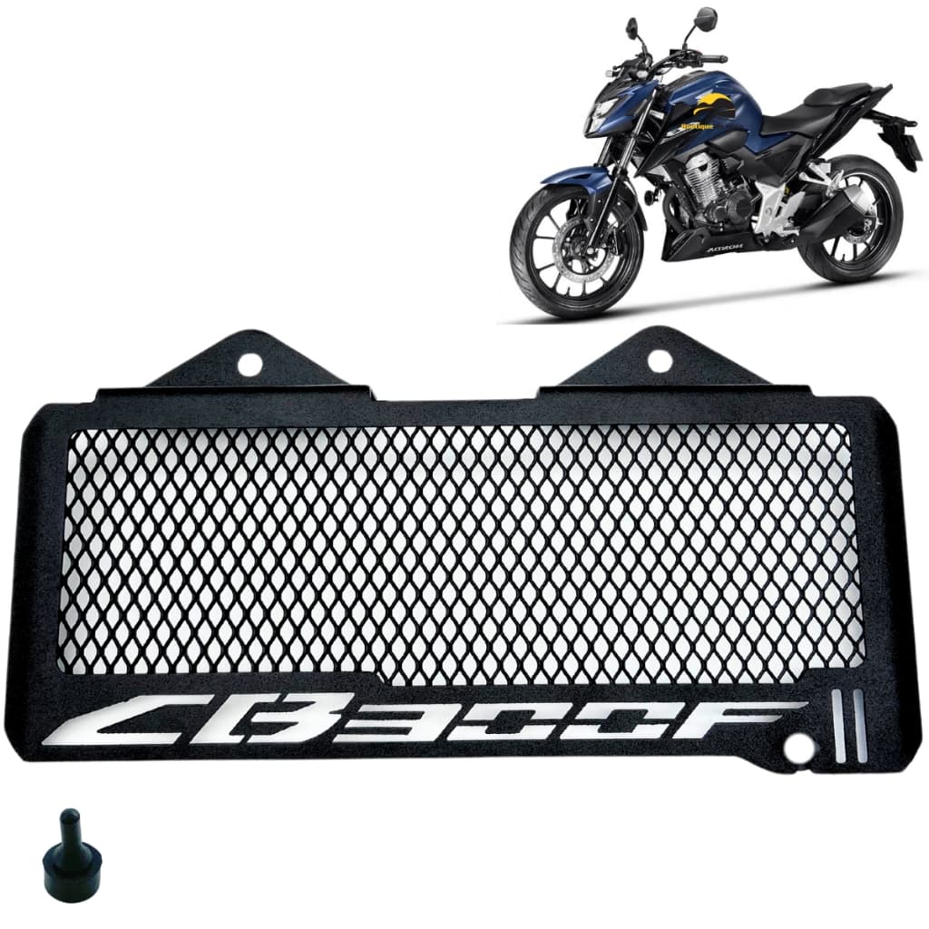 Protetor De Radiador Honda Cb 300F Twister Tela De Proteção Honda CB300 F 2023 +