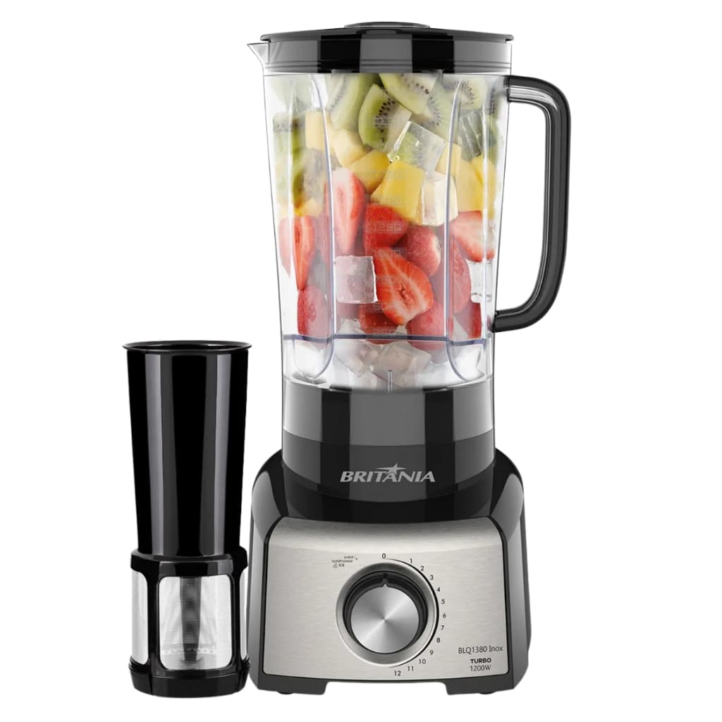 Liquidificador Britânia BLQ1380P Pro Maxx 6 Inox 3L 1200W 110V