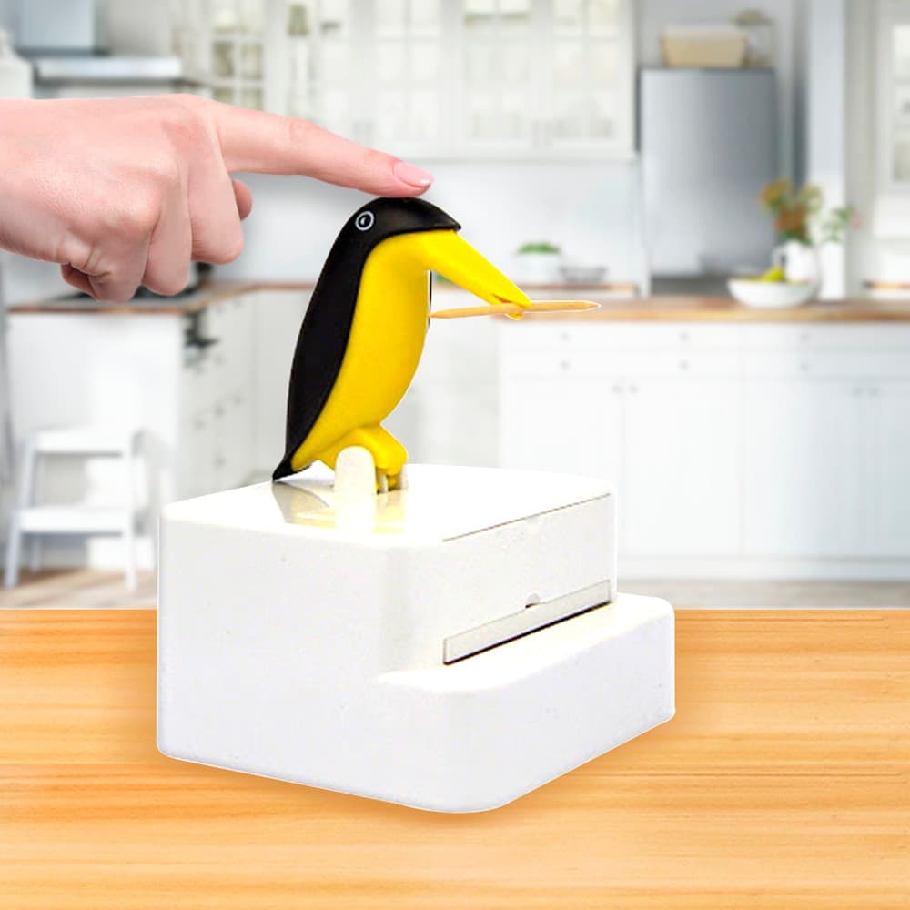 Paliteiro Vintage com Pássaro – Pega Palito de Dente Decorativo – Envio Imediato