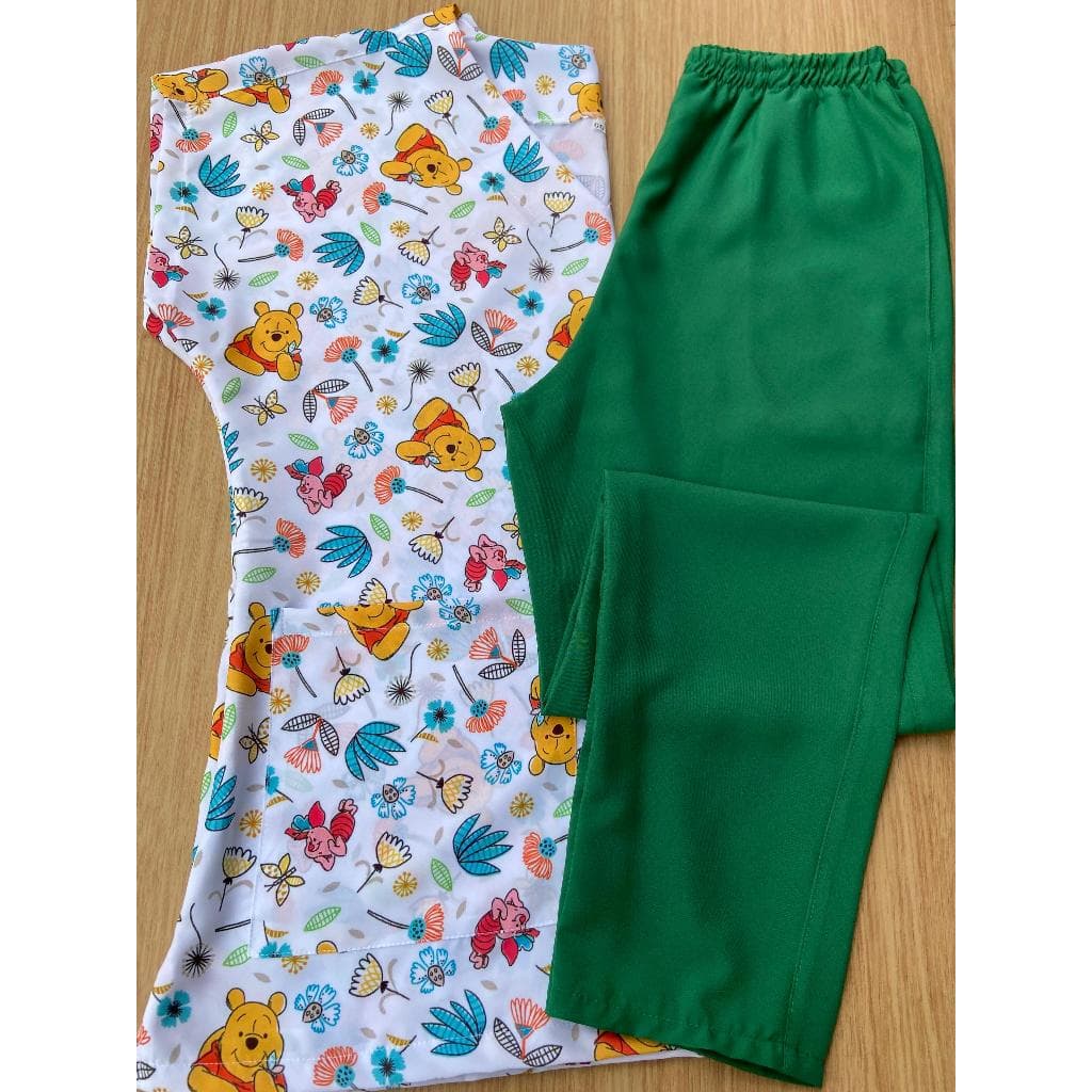Conjunto de Pijama cirúrgico Scrub Feminino