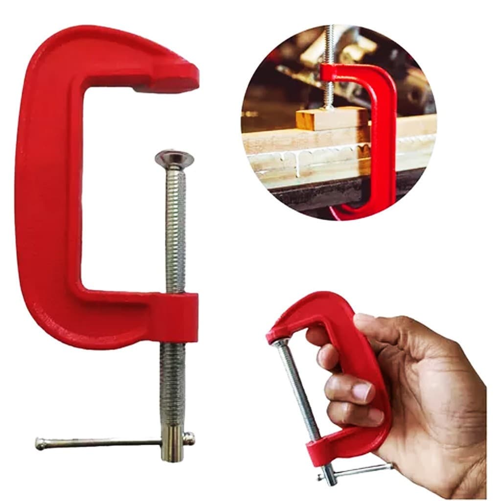 Grampo Sargento Tipo C 2 3 4 5 6 8 10 Polegadas Marcenaria Metal Profissional Carpintaria Marcenaria