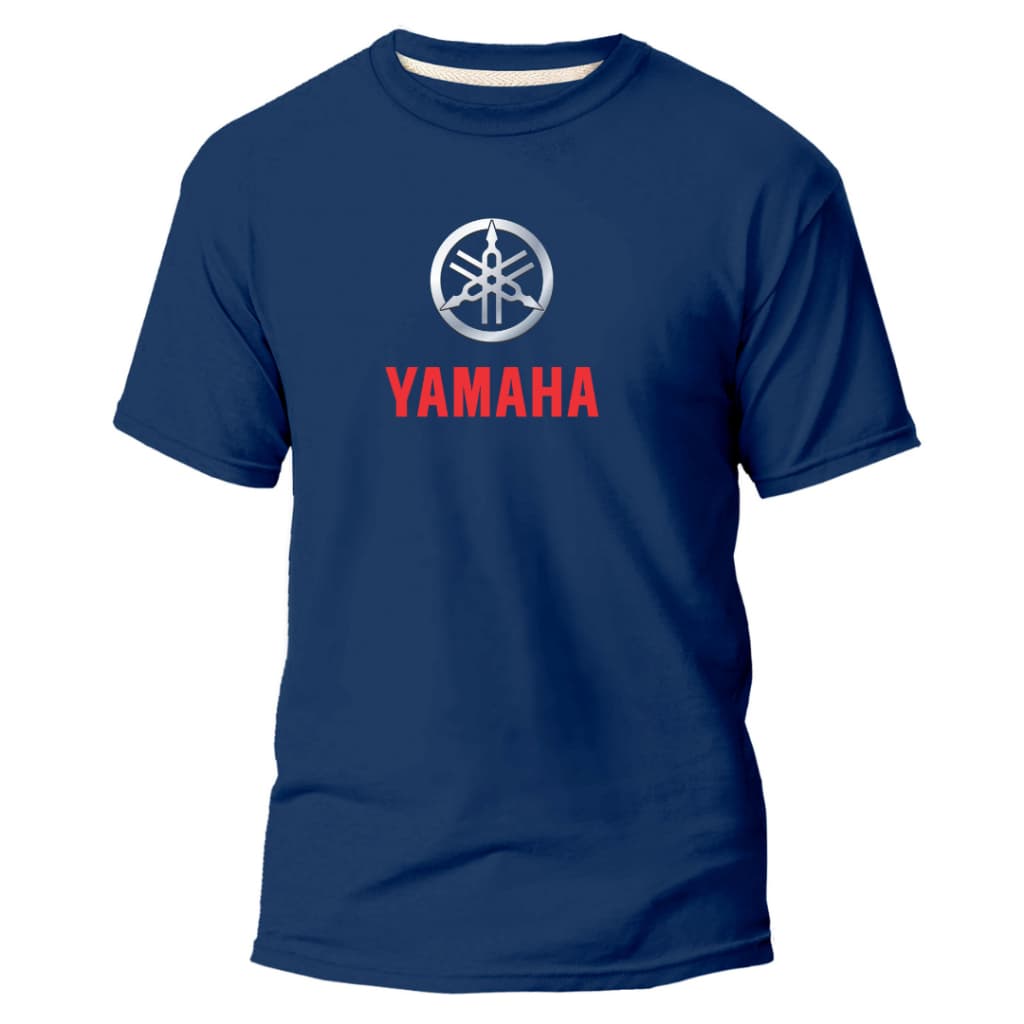 Camiseta/Camisa Yamaha Moto T-Shirt 100% Algodão Fio 30.1 Moda Gringa