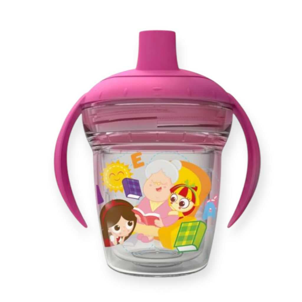 Copo infantil Abcd Sitio do Pica Pau Amarelo 170ml Parede Dupla Personagens - HELSIM