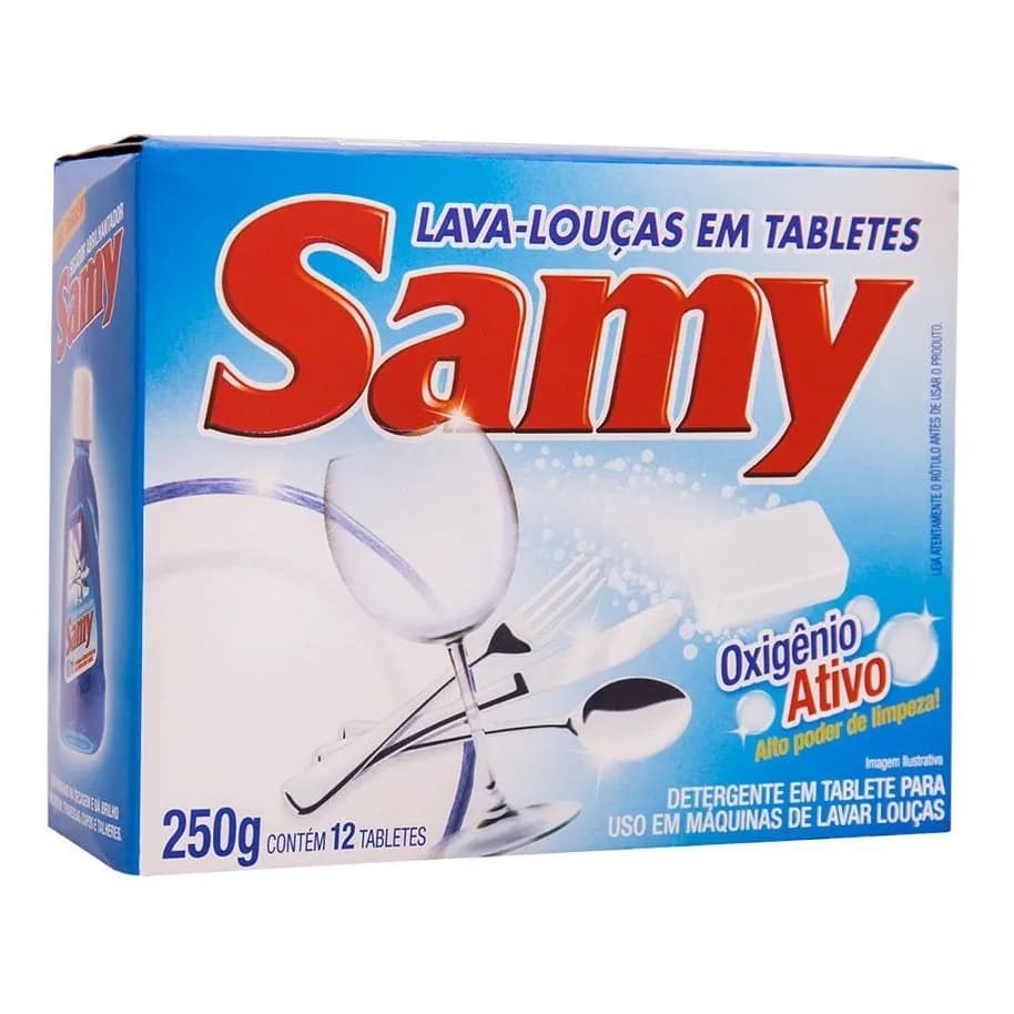 Lava louças SAMY tablete 250g para Máquina (ENVIO IMEDIATO)