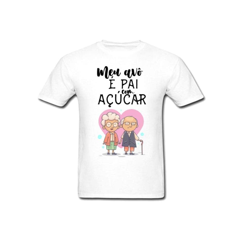 Bella Gis Camiseta Personalizada Dia dos Avós Vovó Vovô