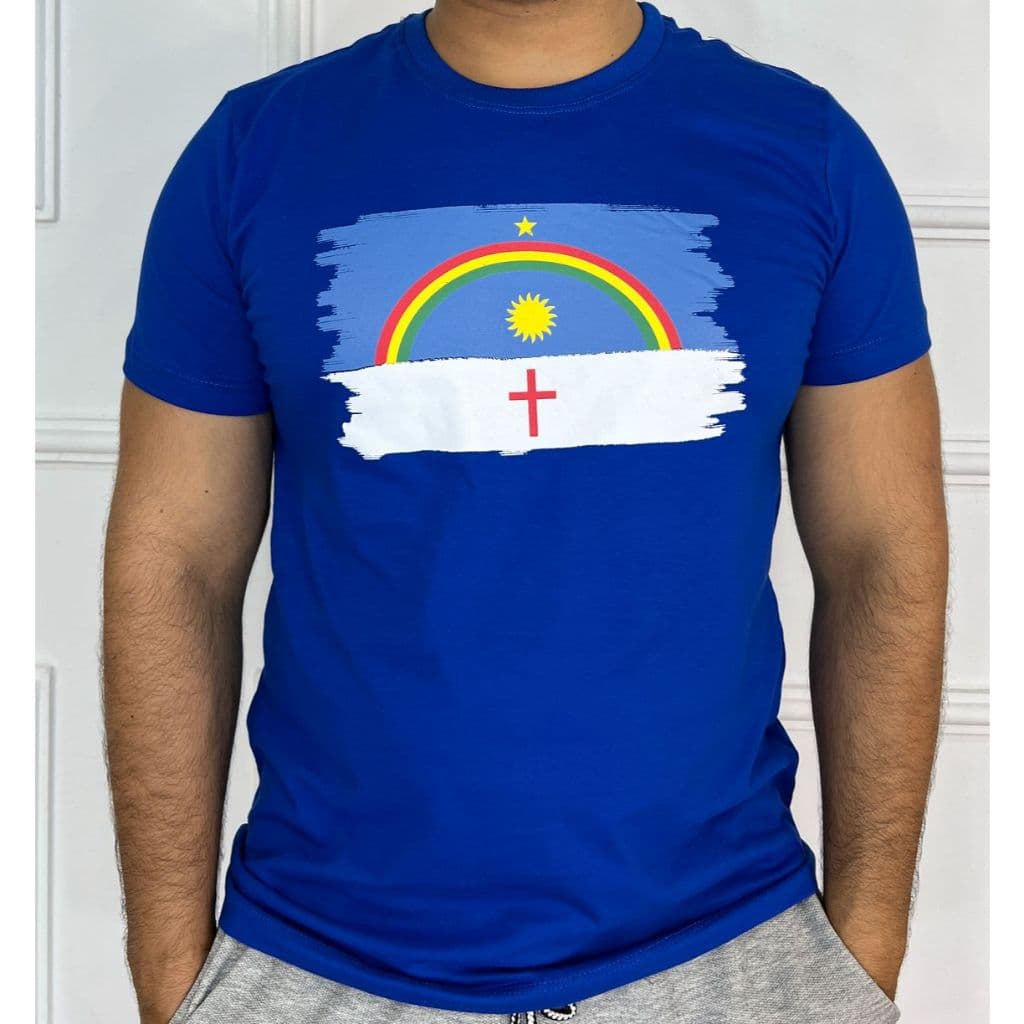 Camiseta masculina T-shirt algodão camisa bandeira de Pernambuco