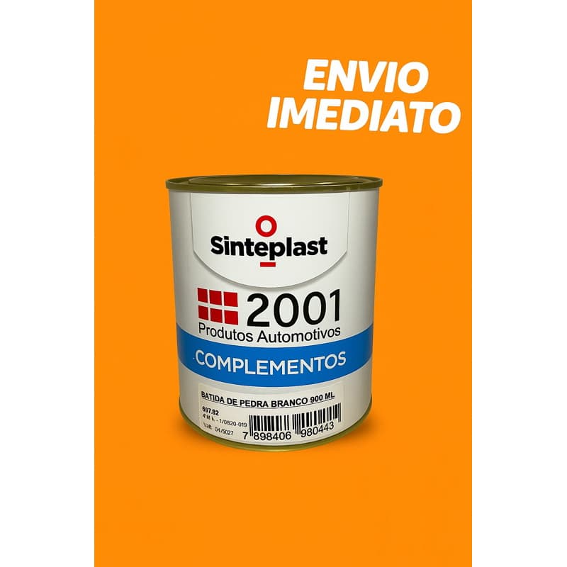 Emborrachamento automotivo Batida de Pedra Branco 900ml Sinteplast 2001