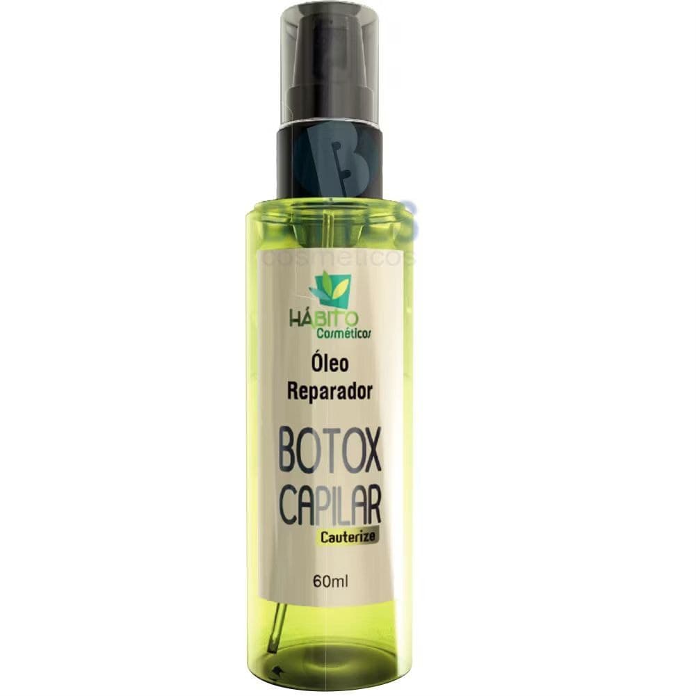 ÓLEO BTOX CAPILAR HÁBITO COSMÉTICOS REPARADOR DE PONTAS