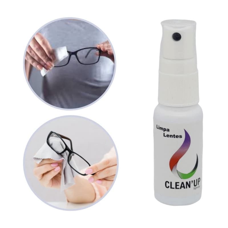 Spray Limpa Lentes 25 ML Para Óculos Telas TV Celular