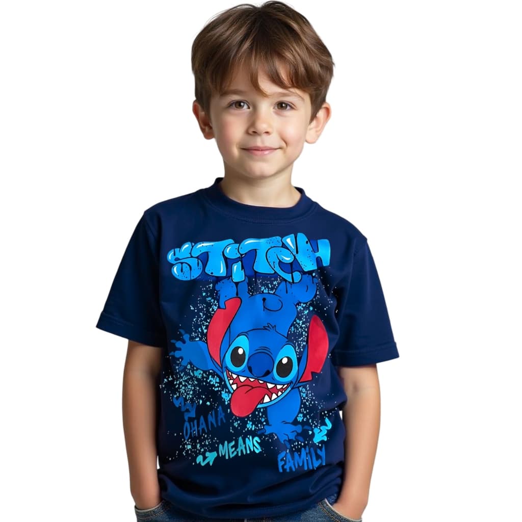 Lilo Stich Camiseta algodão Menino Pronta Entrega