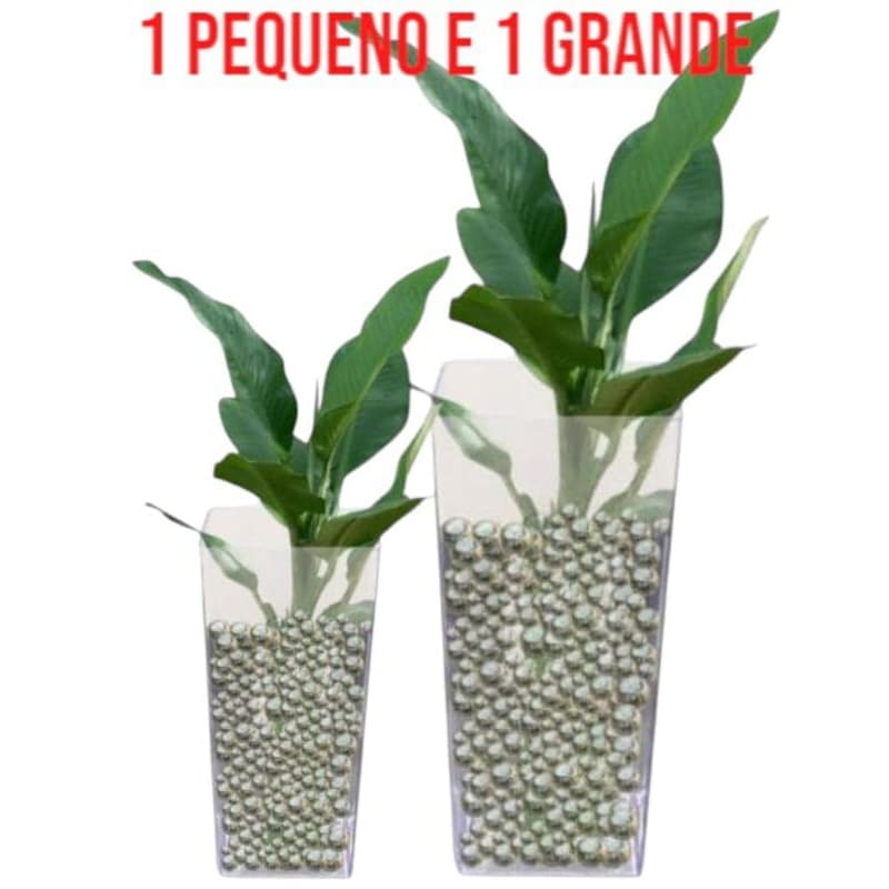 Vaso Acrílico Cristal Decorativo
