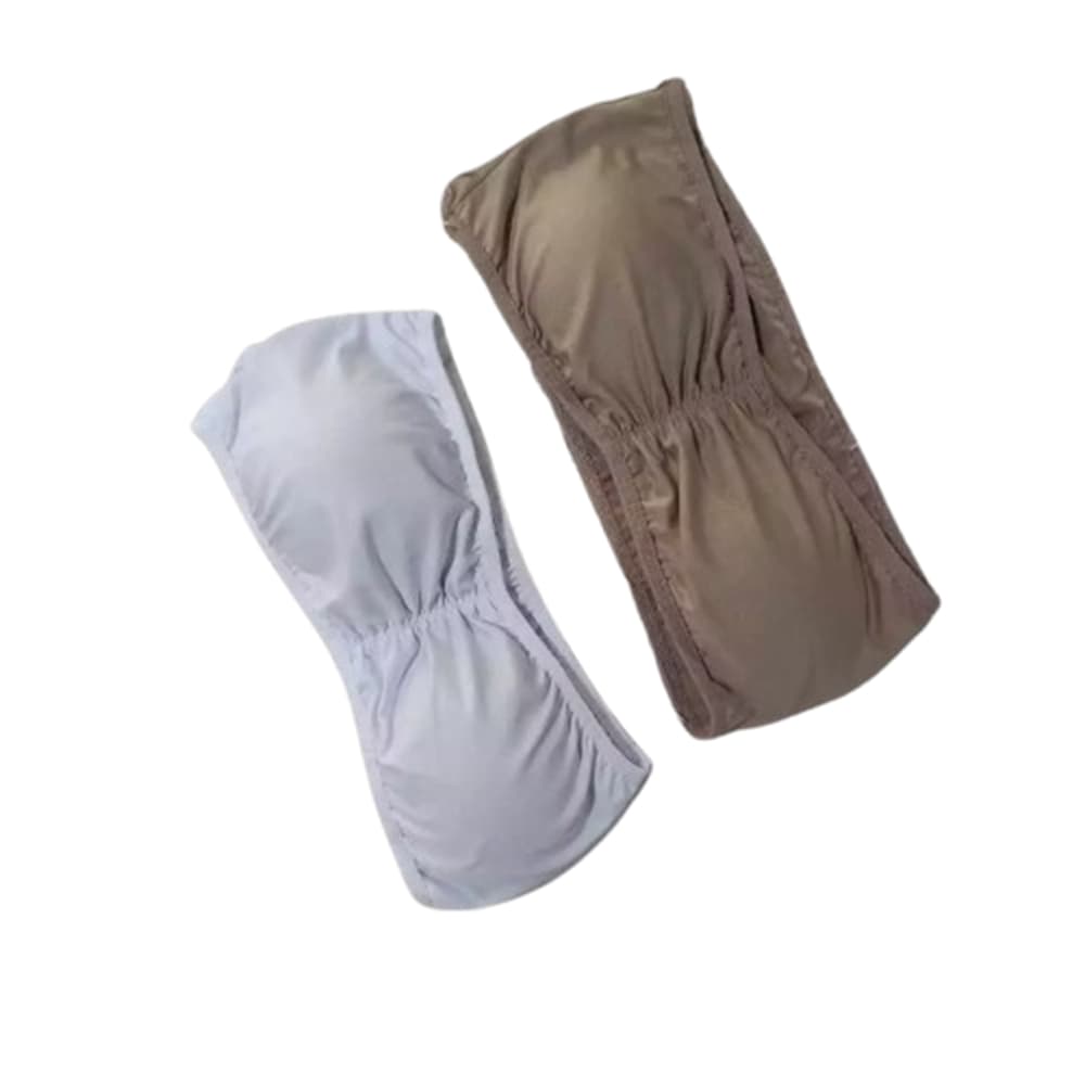 Kit 3 Sutiãs Tomara que Caia Com Bojo  Bustiê Top faixa Festa Inverno Confortável Não Marca