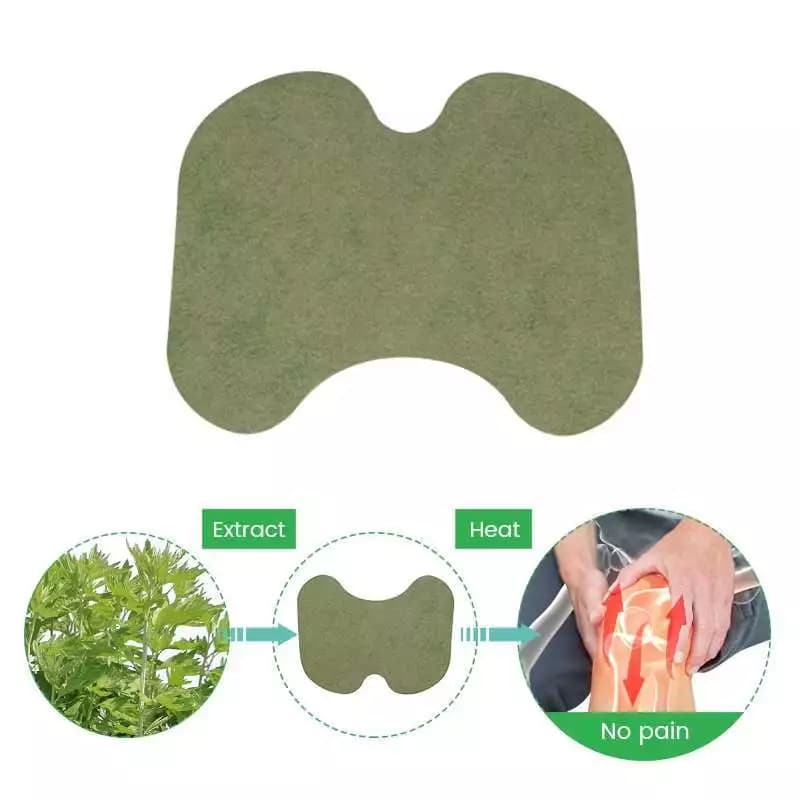 Kit12Remendo de absinto para joelho para lesão da placa sinovial da articulação do joelho, inflamação, dor e desconforto