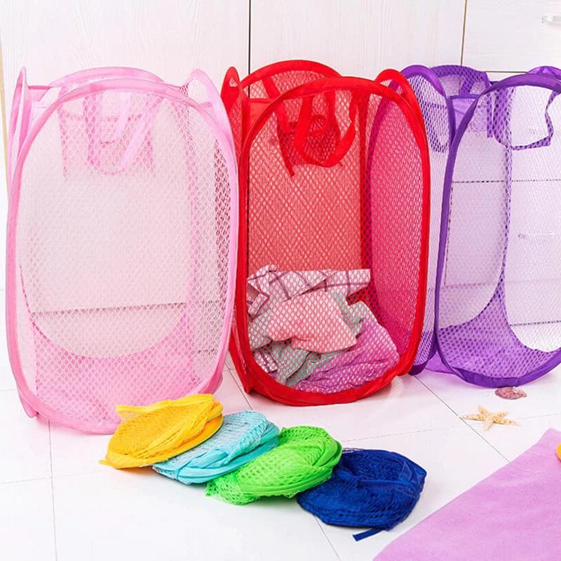 Cesto Dobrável 52 x 32 x 32 cm para De Roupa ou Brinquedo Cesto Infantil
