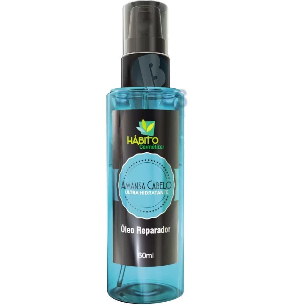 Óleo Capilar Amansa Cabelo Hábito Cosméticos Reparador de Pontas
