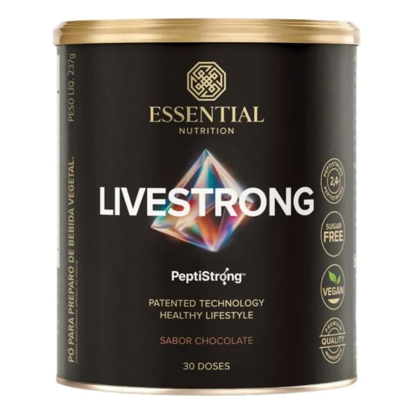 Livestrong Essential Nutrition Peptistrong Proteína Da Fava
