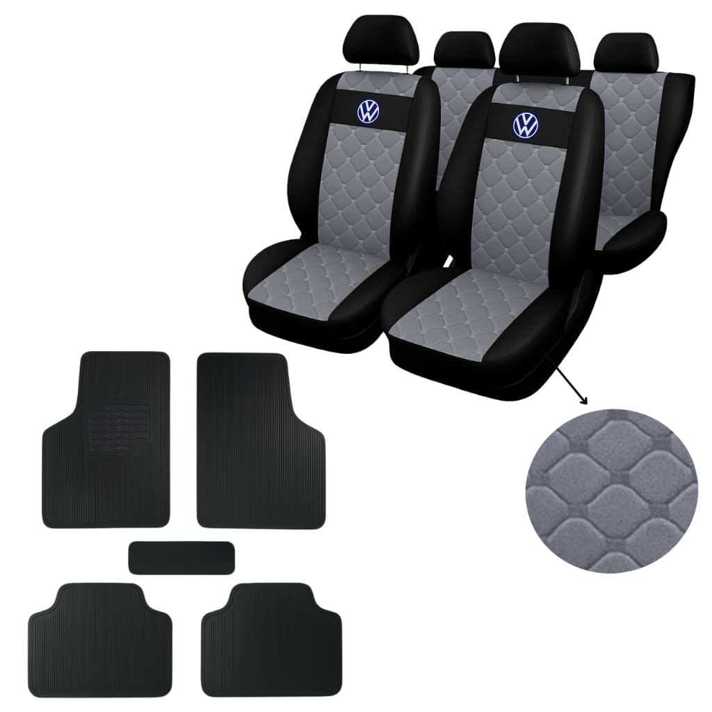 Capa Banco Carro Couro Volkswagen Gol Quadrado G1 1992 1993 1994 tapete de carro borracha 5 peças