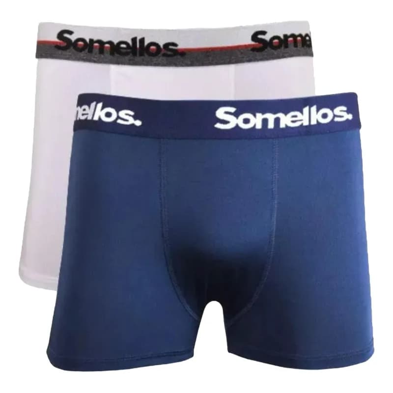 Kit 6 Cuecas Boxer Plus Size Conforto Diário Elástico Macio