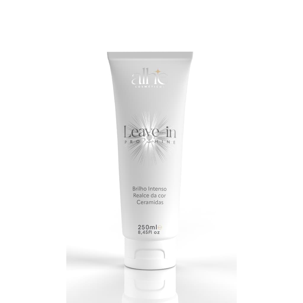 Leave In Pro Shine Ceramidas 250g alhe cosméticos Brilho Intenso Antifrizz Proteção Térmica Finalizador