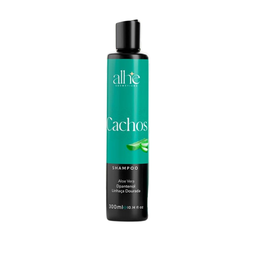 Shampoo Cachos 300ml Definição Hidratação Brilho Maciez Aloe Vera